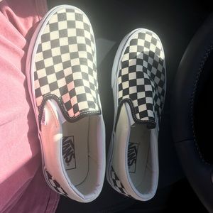 checkered vans